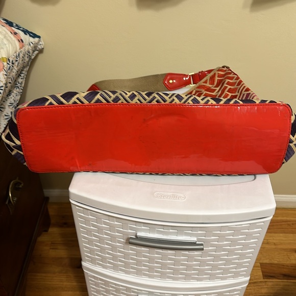 Cole Haan shoulder bag, orange, pink, and purple good condition - Picture 2 of 9